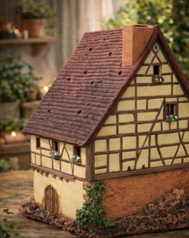 德國手工香氛屋｜童話小鎮花窗小屋3