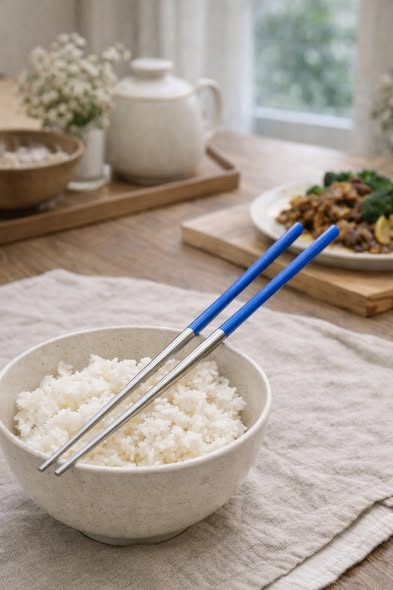 馬卡龍不銹鋼筷子(3雙一組)3