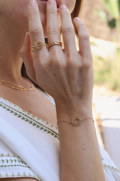 法式金色晨光手鍊3