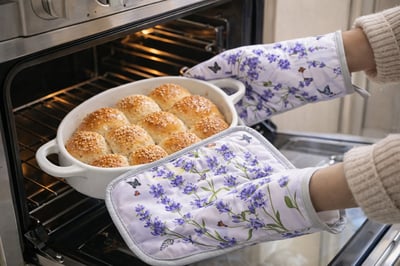 耐高溫隔熱手套+隔熱墊7