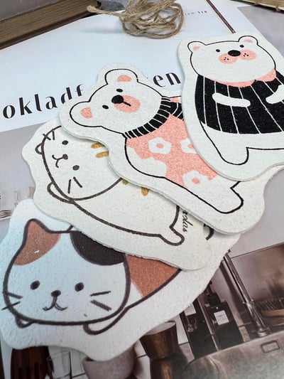 天然木漿洗碗海綿(一組2個)4