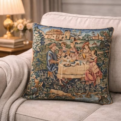 歐洲ADL刺繡抱枕套2