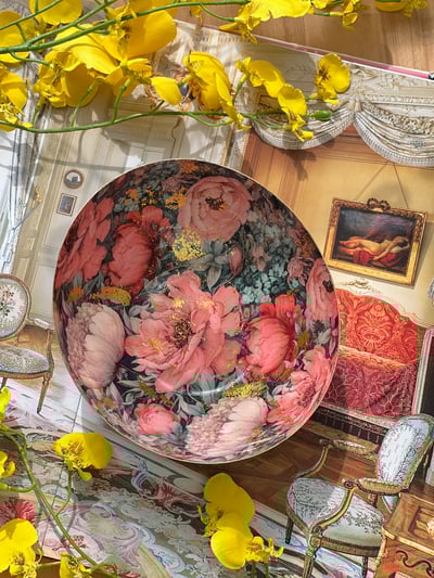 凡爾賽金箔花園碗2