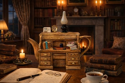 [預購]英國造型壺-簡愛(大)Jane Eyre1