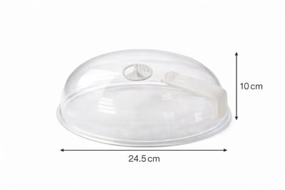 微波耐熱防噴濺/食物透明蓋罩5