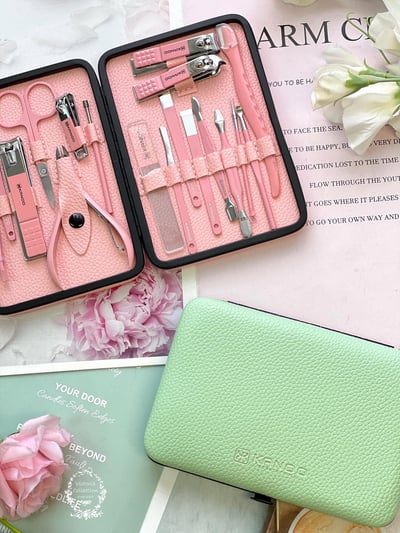 不銹鋼美容美甲18件套組1