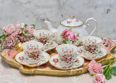 義大利佛羅倫斯手工六角叢花拖盤8