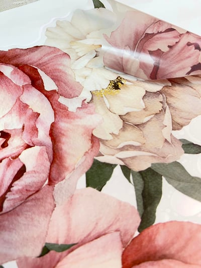 花開富貴立體壁貼13