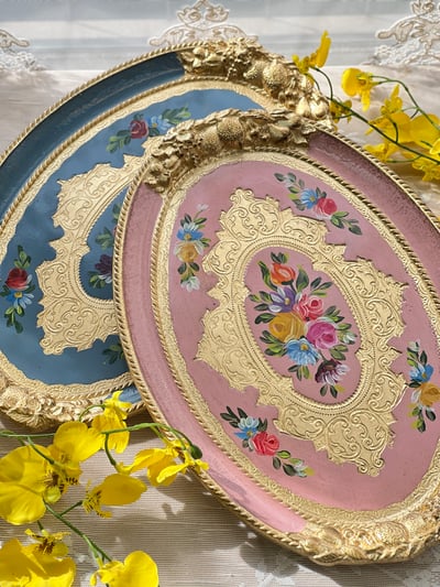 義大利佛羅倫斯手工水果橢圓盤4