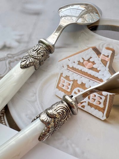 歐式宮廷風浮雕餐具5