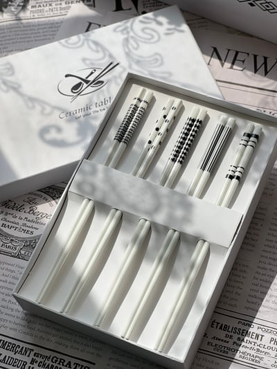 北歐風幾何圖案陶瓷飯碗餐具4