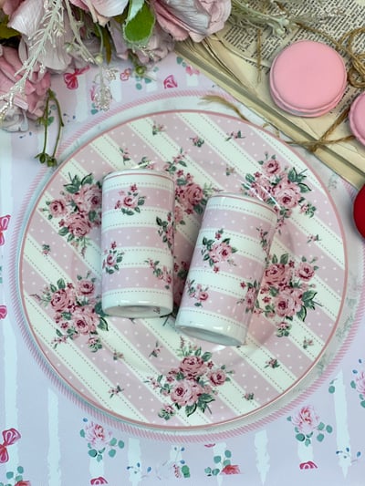 Isabelle Rose玫瑰韻致系列-條紋粉胡椒罐3