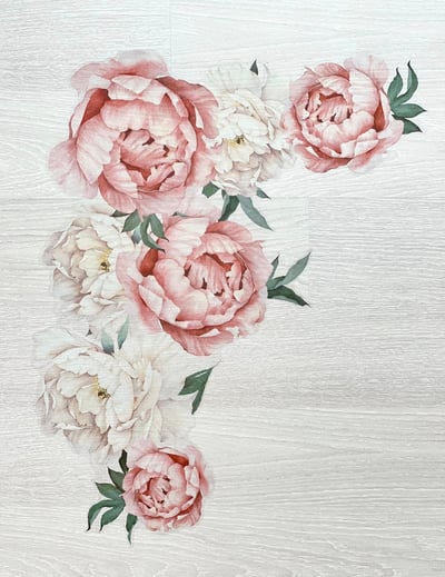 花開富貴立體壁貼11