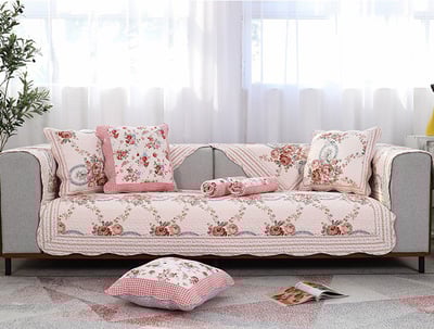 法式鄉村玫瑰沙發墊系列4