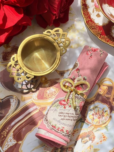 花形濾茶器+底座3