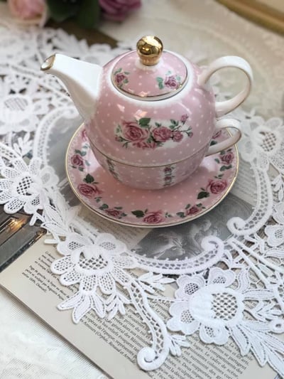 鏤空花卉蕾絲墊4