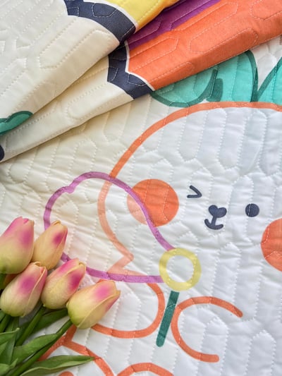 單人冰絲乳膠涼席二件套5