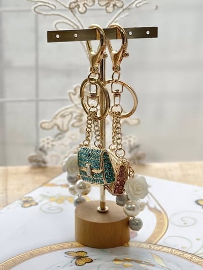 璀璨小香風鑰匙圈4