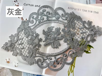 法式網格刺繡蕾絲墊4