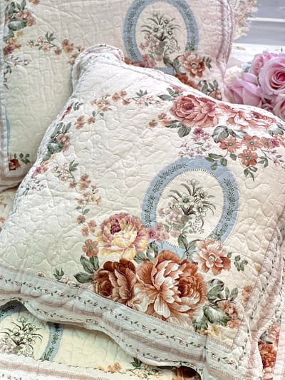 法式鄉村玫瑰沙發墊系列2