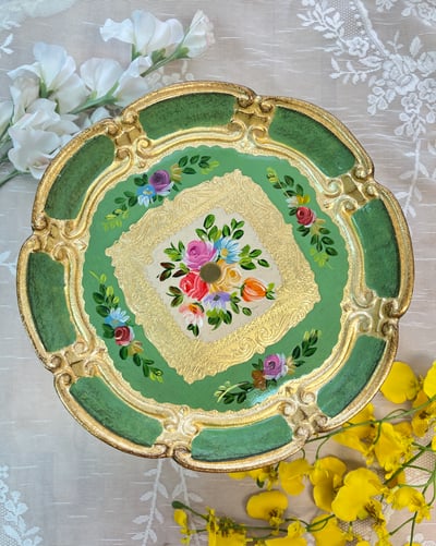 義大利佛羅倫斯手工高腳盤5