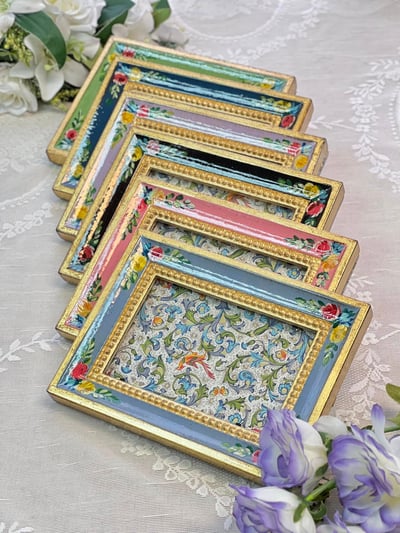 義大利佛羅倫斯手繪相框-小1