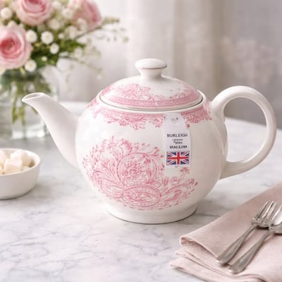 英國伯利粉玫瑰餐具系列2