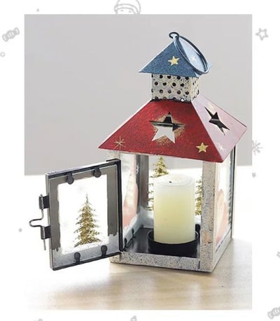 聖誕防風鐵藝燭台5