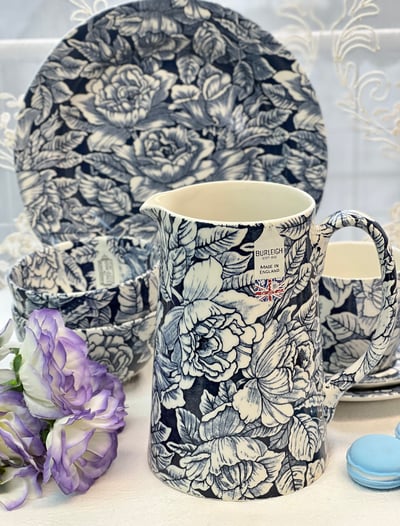 英國伯利墨藍芙蓉餐具系列3