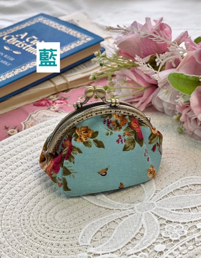 玫瑰花卉開運口金包3