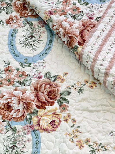 法式鄉村玫瑰沙發墊系列5