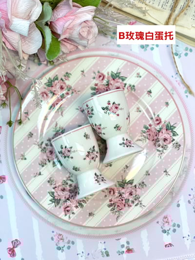 Isabelle Rose玫瑰韻致系列-瓷碗/蛋架3