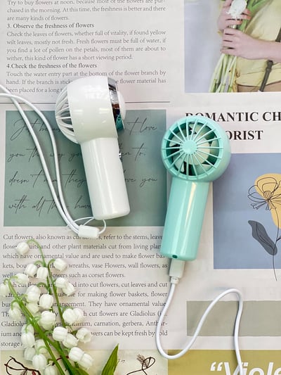 超靜音手持迷小風扇5