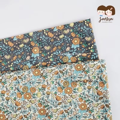 布料挑選｜花花布料區011