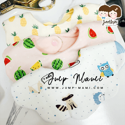 【現貨】寶寶花兜｜吸水圍兜2