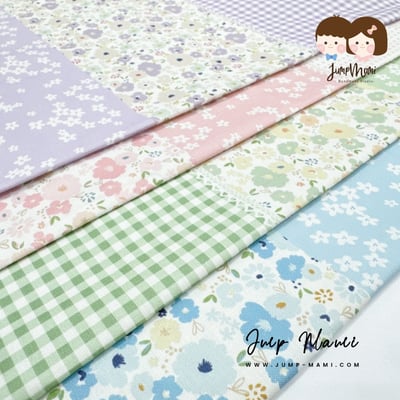 布料挑選｜花花布料區028