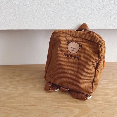 小熊刺繡雙肩包4