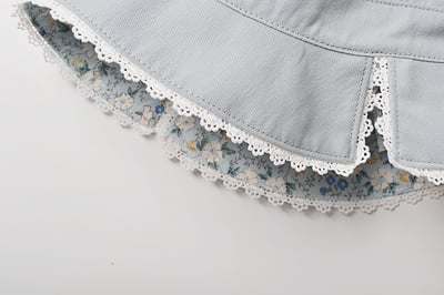 蕾絲雙面漁夫帽7