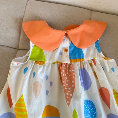 繽紛大翻領洋裝套裝7