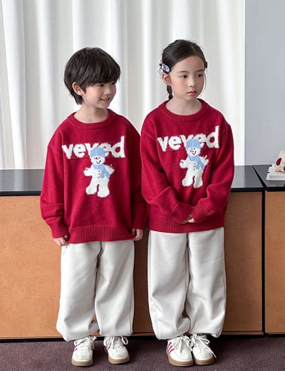 聖誕雪人紅色毛衣4