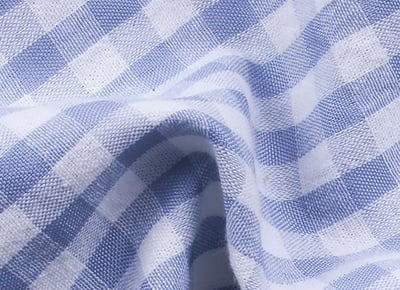 綁帶格紋縮口薄長褲9