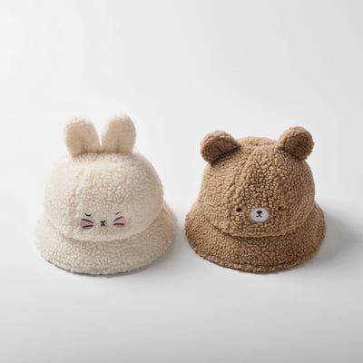 絨毛動物保暖帽6