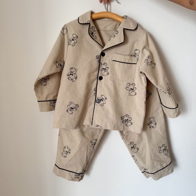 純棉可愛長袖家居服5