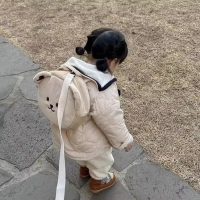 可愛動物防走丟雙肩後背包10