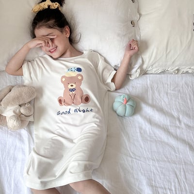 萊賽爾小熊家居睡裙1