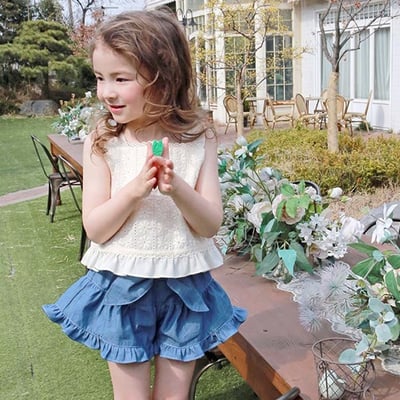 簍空刺繡押花背心2