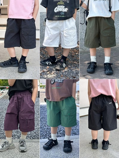 尼龍涼感速乾五分褲12