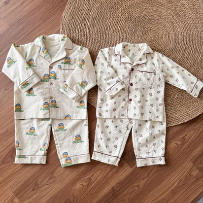 純棉可愛長袖家居服10