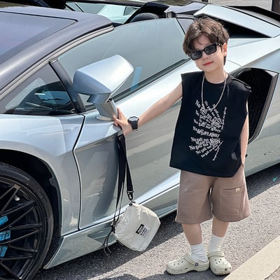 特殊剪裁字母涼感背心5