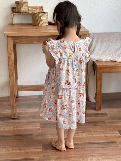 大碎花洋裝/套裝3